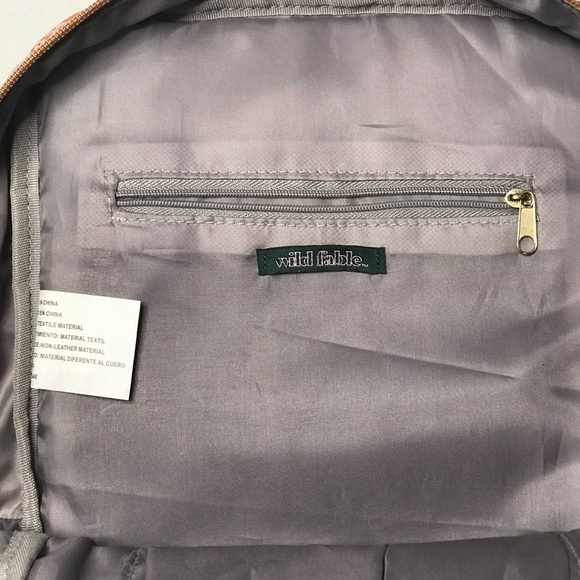 Flower Print Mini Backpack Purse - Picture 4 of 4